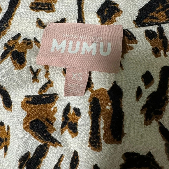 Show Me Your Mumu Marcella Shirt Cheetah Button Up Shirt Boho Chic Size XS - Picture 9 of 9